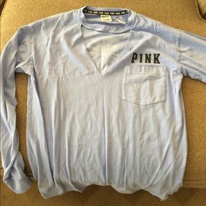 VS Pink long sleeve Top